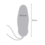 TOYJOY - FELICIDADE MEU ORGASMO EGGSPLODE VIBRADOR ROXO CONTROLE REMOTO
